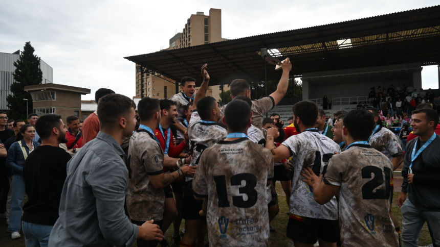 CU Defensa arrasa en la final y se lleva el Trofeo Rectora de Rugby masculino